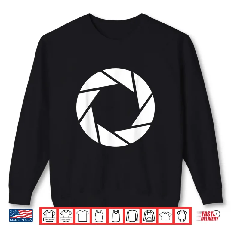 Sweatshirt Aperture Photographer Professional Graphic Shirt