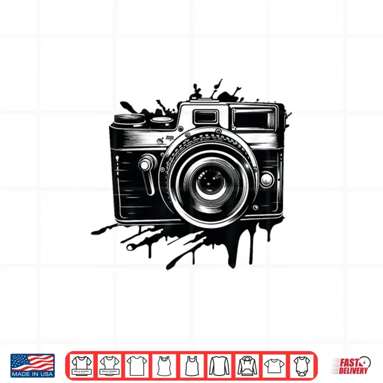 Design Capture The Moment Vintage Camera Photographer Print Shirt