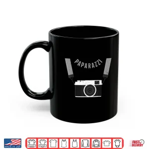 Mug Cool Paparazzi Design Professional Press Photographer Shirt