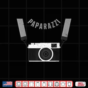 Design Cool Paparazzi Design Professional Press Photographer Shirt