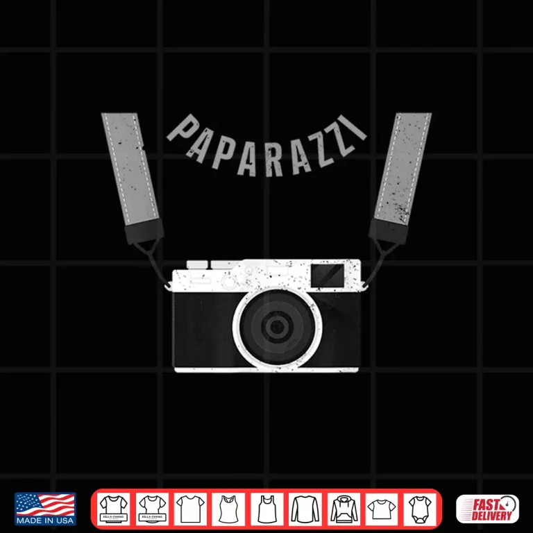 Design Cool Paparazzi Design Professional Press Photographer Shirt