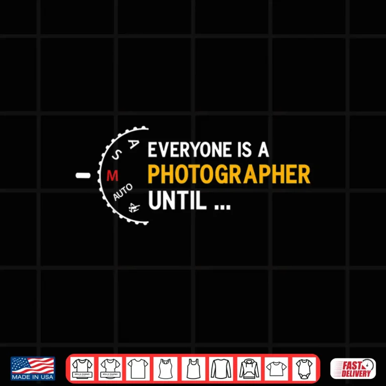 Design Everyone Is A Photographer Until Manual Mode Shirt 3