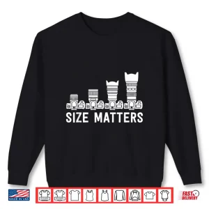 Sweatshirt Funny Photography Shirt Lens Size Matters Statement