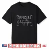 Official Photographer Event Photography Professional Shirt