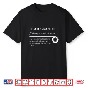 Photographer Definition Professional Career Shirt