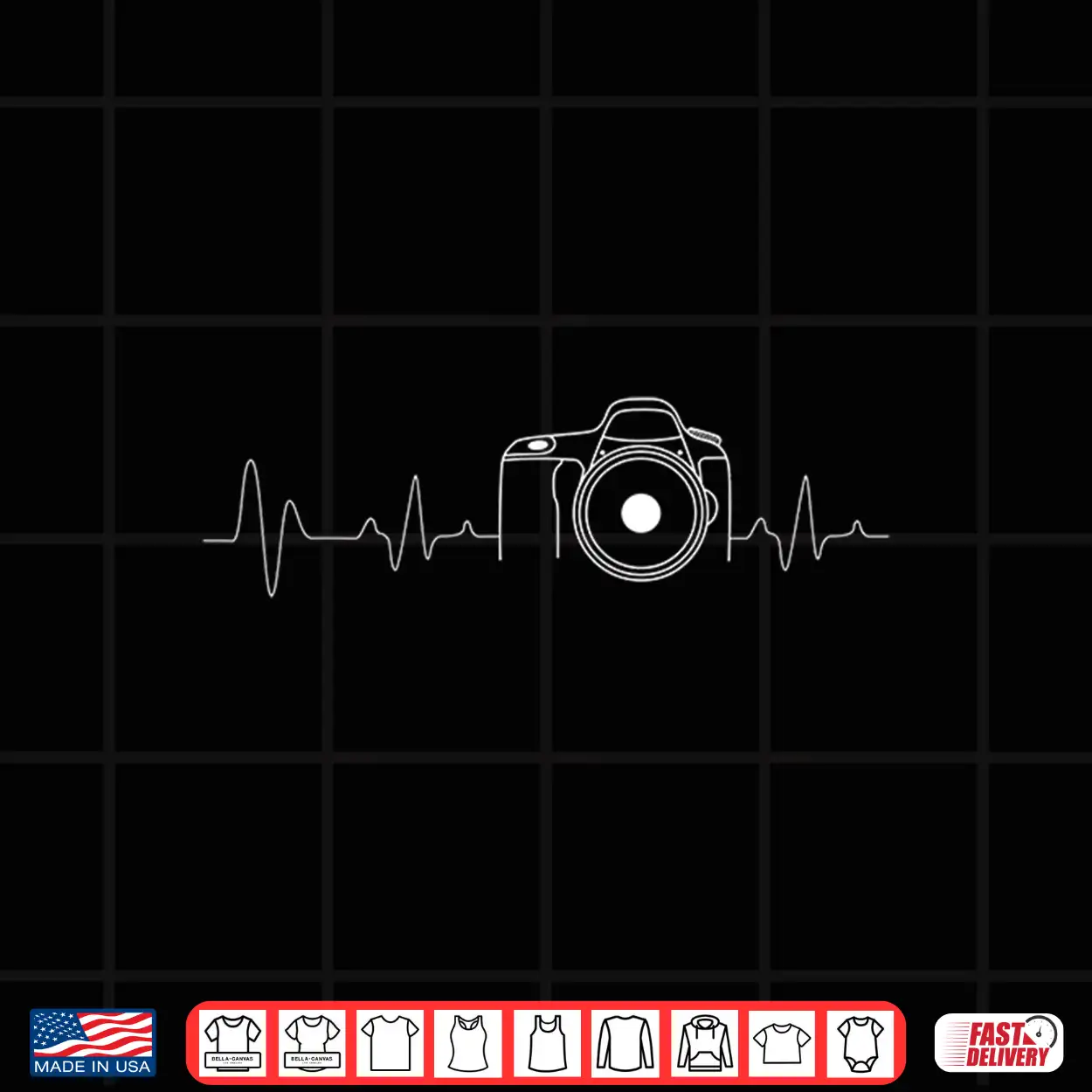 Photographer Heartbeat Photography Camera Gift Shirt Photographer Heartbeat Photography Camera Gift Shirt