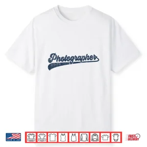 Photographer Cute Vintage Graphic Professional Shirt