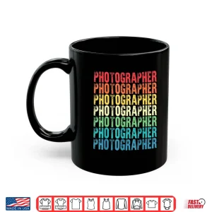 Mug Photographer Vintage Style Professional Job Shirt 3