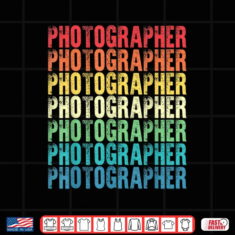 Design Photographer Vintage Style Professional Job Shirt 3