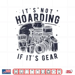 Design Photography Gear Professional Camera Equipment Gift Shirt 3