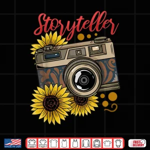 Design Photographer Photography Storyteller Camera Gift Shirt