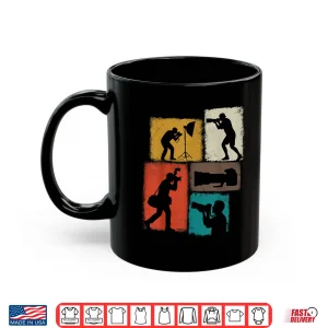 Mug Photographer Vintage Collage Photojournalist Graphic Shirt
