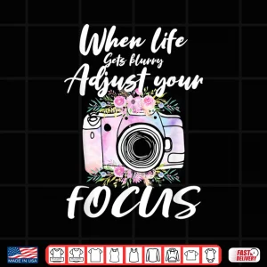 Design Photography Day Gift Camera Photographer Professional Shirt