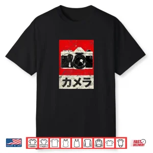 Vintage Japanese Analog Slr Camera Retro Film Shirt