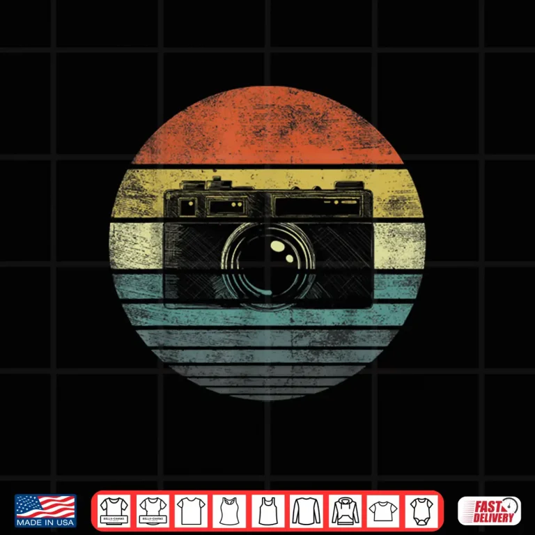 Design Retro Vintage Camera Photography Lover Gift Shirt 3