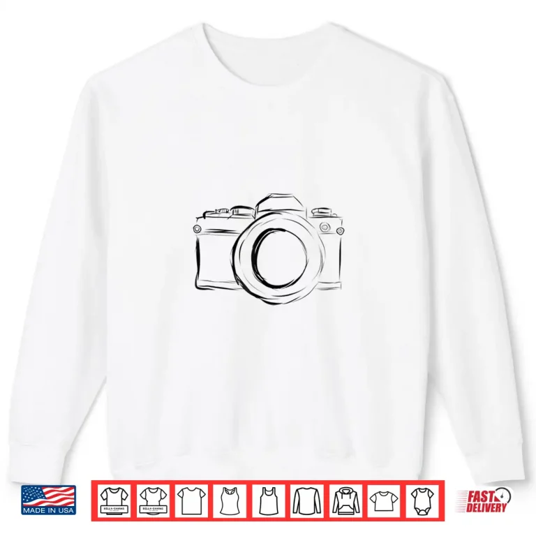 Sweatshirt Vintage Camera Professional Photographer Gift Shirt 3