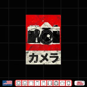 Design Vintage Japanese Analog SLR Camera Retro Film Shirt 3