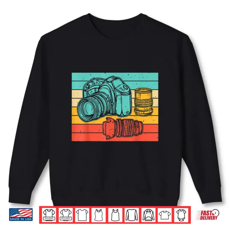 Vintage Camera Art Photographer Photography Lover Shirt 2 Sweatshirt Vintage Camera Art Photographer Photography Lover Shirt