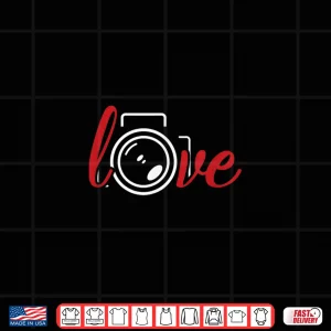 Design Photography T Shirt Love Photographer Professional Gift