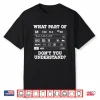 What Part Of Photography Don’T You Understand Shirt