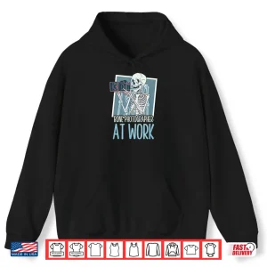 Hoodie X Ray Tech Halloween Bone Photographer At Work Shirt