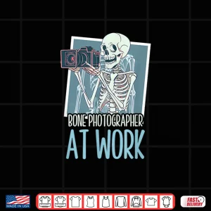 Design X Ray Tech Halloween Bone Photographer At Work Shirt