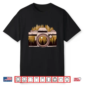 Camera Nature Photography Forest Photographer Gift Shirt