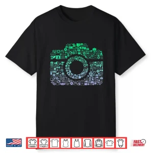Camera Iconography Professional Photography Boys Shirt