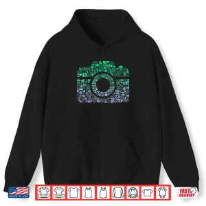 Hoodie Camera Iconography Professional Photography Boys Shirt 2