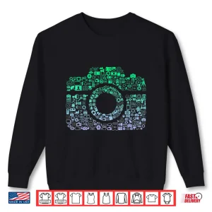 Sweatshirt Camera Iconography Professional Photography Boys Shirt 2