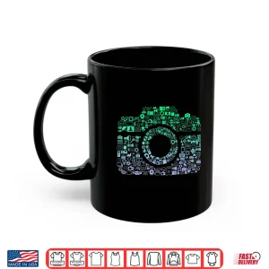 Mug Camera Iconography Professional Photography Boys Shirt 2