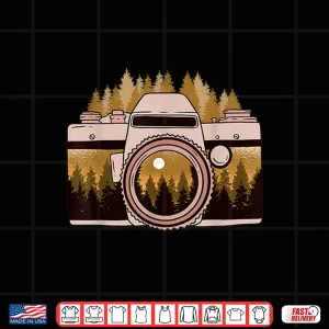 Design Camera Nature Photography Forest Photographer Gift Shirt 2