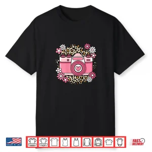 Cute Camera Photography Love Photographer Women Girls Shirt