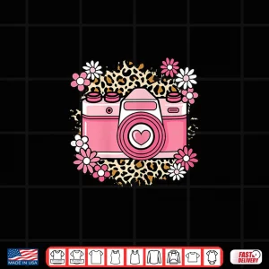 Design Cute Camera Photography Love Photographer Women Girls Shirt 2