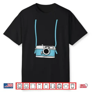 Fake Camera Fake Tourist Fun Vacation Graphic Shirt