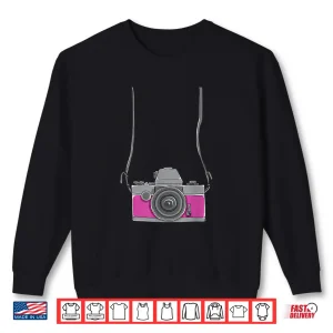 Sweatshirt Fake Tourist Camera Funny Holiday Vacation Photographer Shirt 2