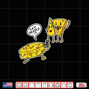 Design Humorous Cheese Say People Funny Photographer Pun Shirt 2