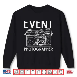 Sweatshirt Official Staff Job Event Photographer Back Printed Shirt 4