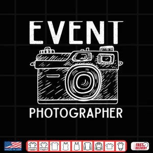 Design Official Staff Job Event Photographer Back Printed Shirt 4