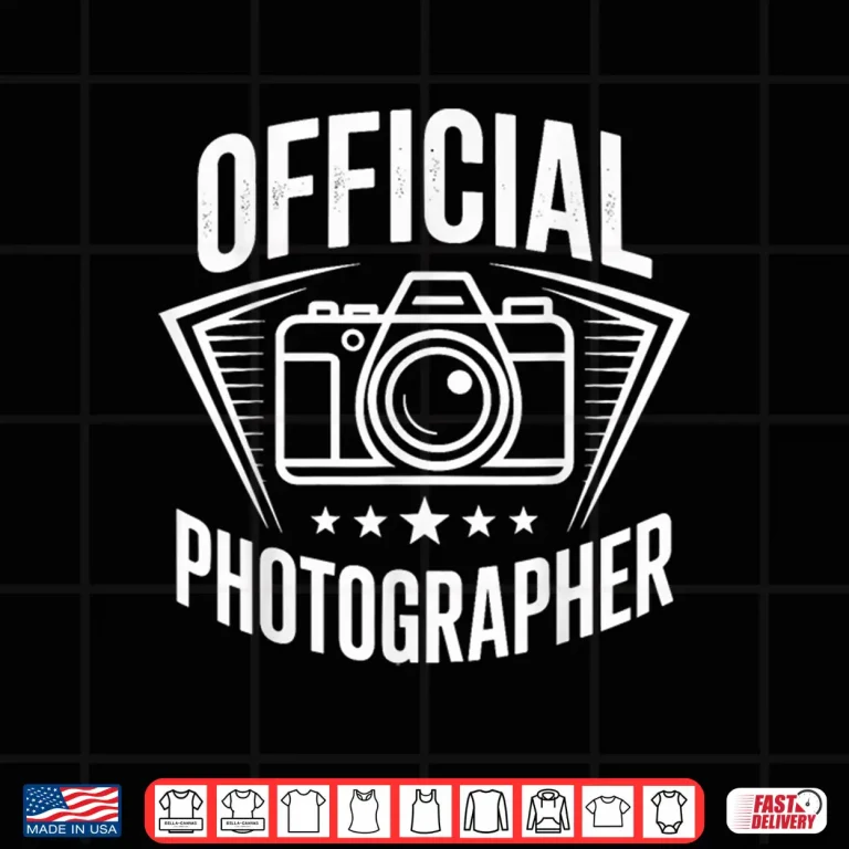 Design Official Photographer Event Photographer Professional Shirt 2