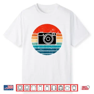 Photographer Shirt Vintage Retro Professional Design Shirt