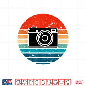 Design Photographer Shirt Vintage Retro Professional Design Shirt 2