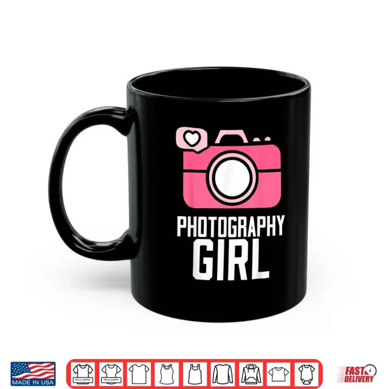 Mug Photography Girl Hobby Camera Photos Photographer Shirt 2