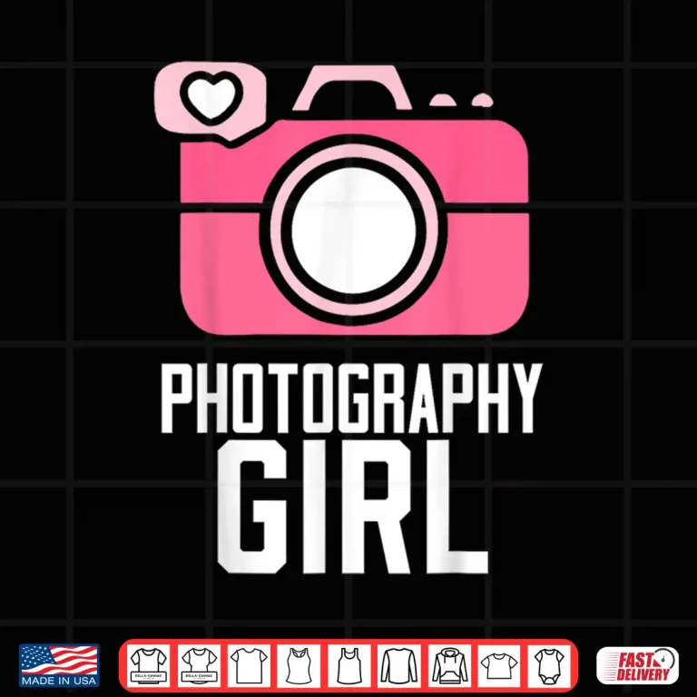 Design Photography Girl Hobby Camera Photos Photographer Shirt 2