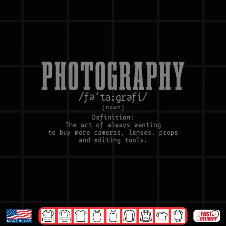 Design Photography Definition Dictionary Funny Photographer Shirt 2