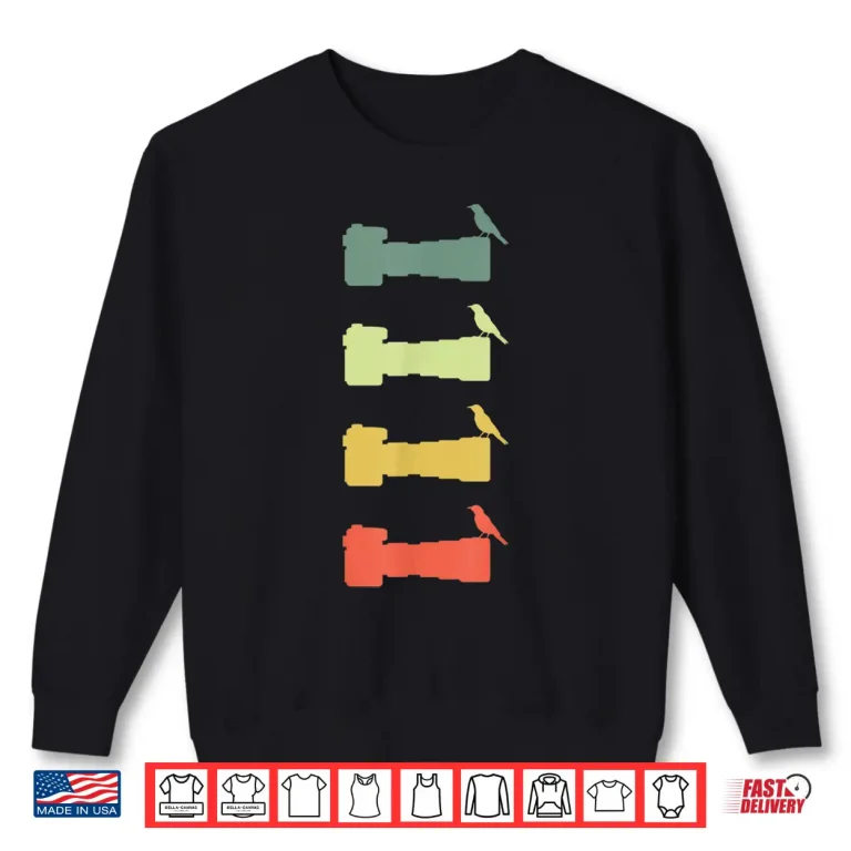 Sweatshirt Retro Style Vintage Bird Photographer Professional Gift Shirt 2