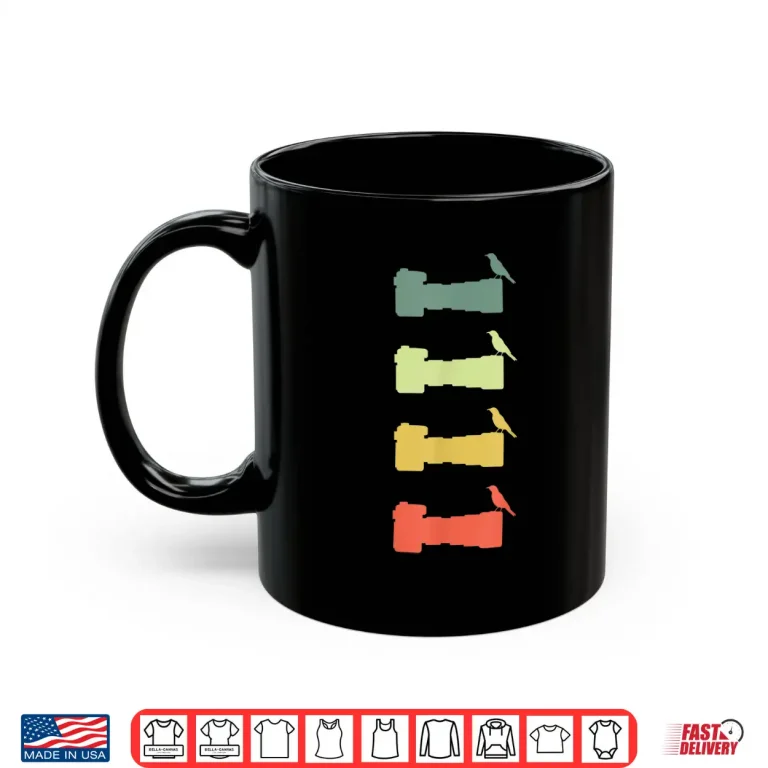 Mug Retro Style Vintage Bird Photographer Professional Gift Shirt 2