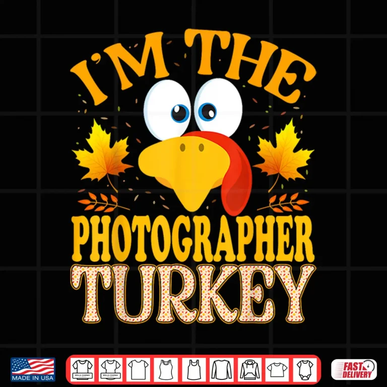 Design Thanksgiving IM The Photographer Turkey Matching Shirt 2