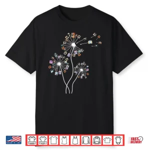 Dandelion Photography Shirt For Photographer Photo Camera Shirt