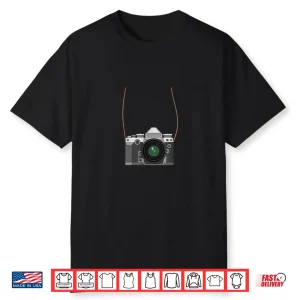 Fake Tourist Vintage Camera Photographer Vacation Shirt